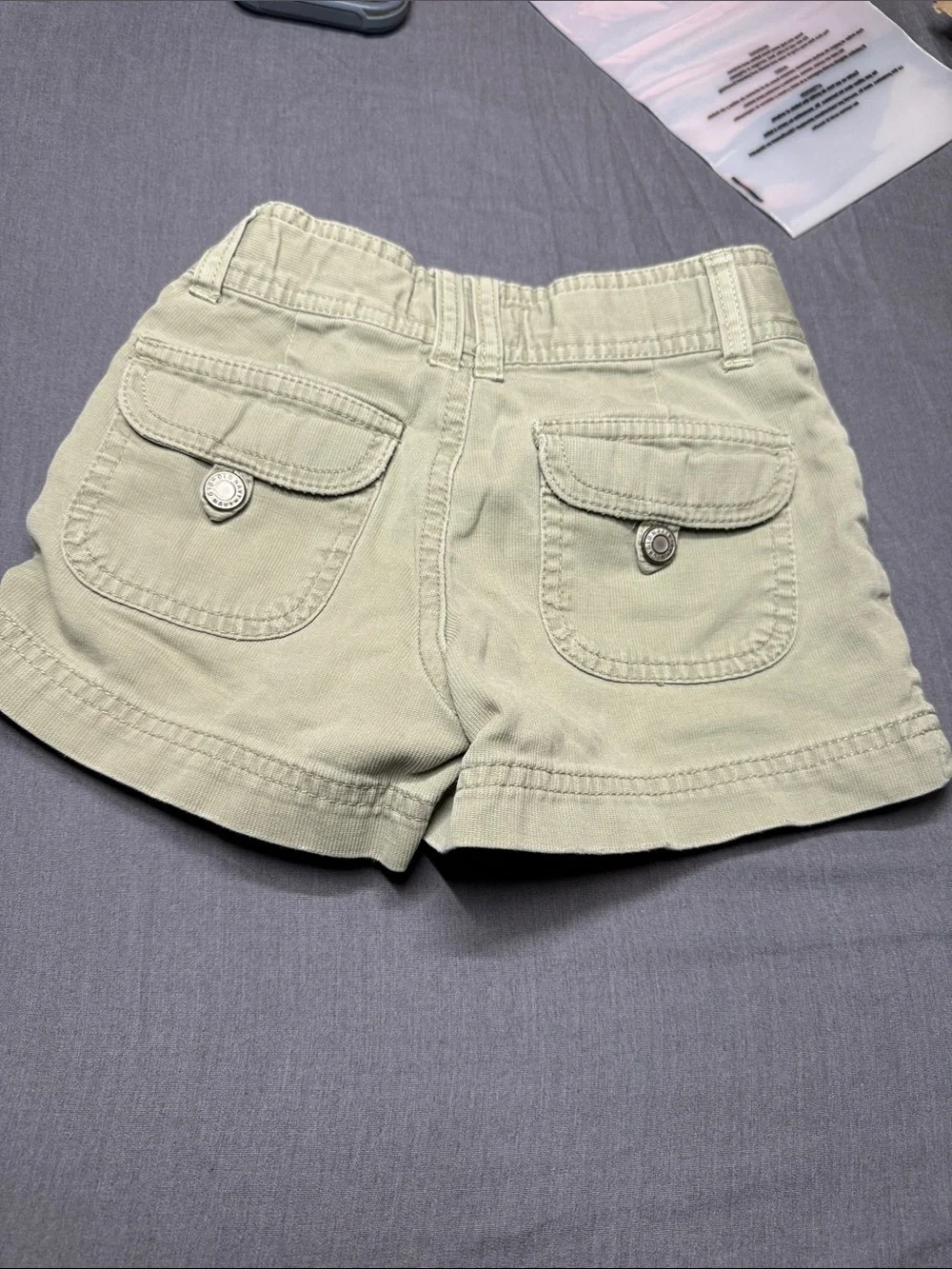 Old Navy Light Olive Kids Bermuda Shorts